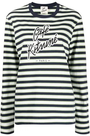 Café Kitsuné Camiseta con logo estampado