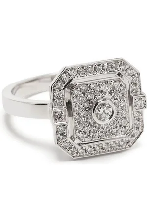 Statement Anillo Skyway mini con diamantes