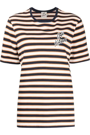 Café Kitsuné Camiseta con logo estampado