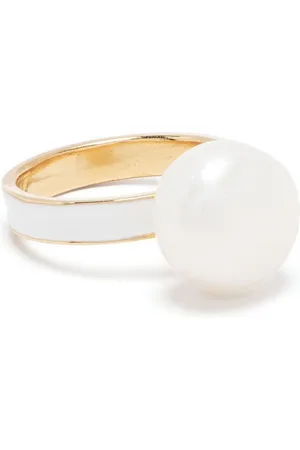 Beatriz Palacios Anillo White Moon con perla