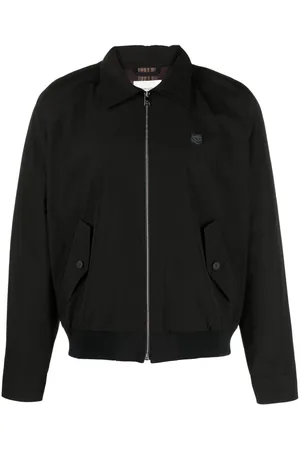 Maison Kitsuné Chaqueta bomber con aplique de zorro