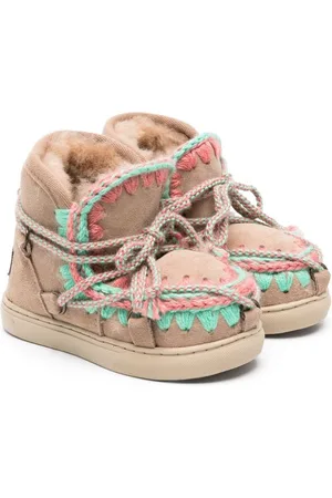 Mou Botas de nieve Scoubidou con ribete de ganchillo