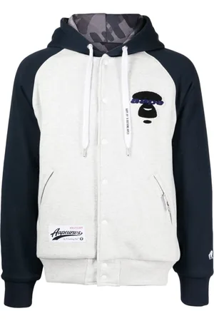 A Bathing Ape Chaqueta bomber con logo de apliques