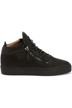 Giuseppe Zanotti Zapatillas Kriss con efecto de piel de serpiente