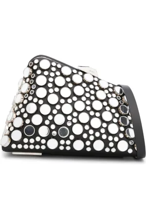 The Attico Bolso de mano Midnight con apliques