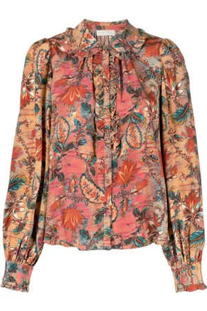 ULLA JOHNSON Blusa Philipa con estampado floral