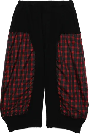 Comme des Garçons Pantalones a cuadros tartán