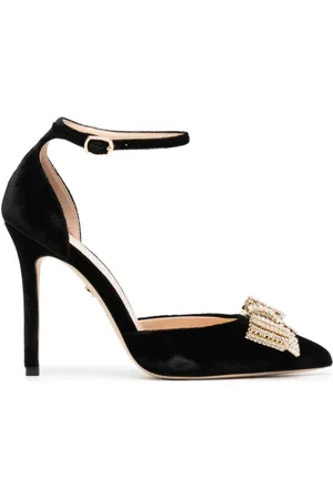 DEE OCLEPPO Zapatos Bow con tacón de 105mm