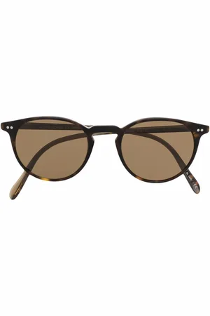 Oliver Peoples Gafas de sol Riley con montura redonda