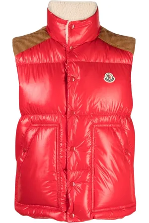 Moncler Chaleco Ardeche con parche del logo