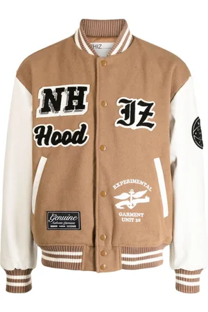 Izzue Chaqueta bomber con detalle de parche