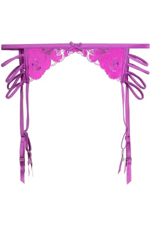 FLEUR DU MAL Liguero Rose con logo bordado