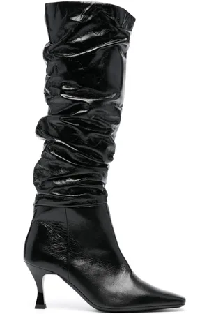 REJINA PYO Botas altas Slouchy con tacón de 70 mm
