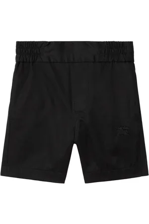 Burberry Bermudas con bordado Equestrian Knight