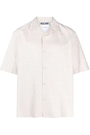 Moschino Camisa con logo en jacquard