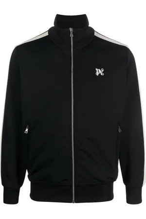 Palm Angels Chaqueta de chándal con monograma bordado