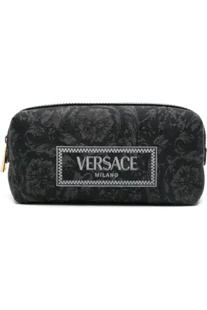 VERSACE Neceser con logo bordado