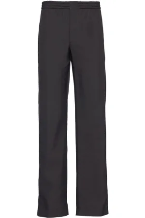 Prada Pantalones con logo bordado