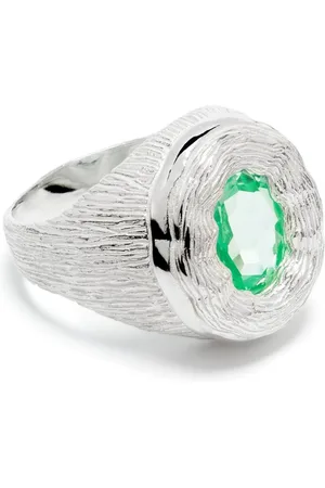 Bleue Burnham Anillo Mirror con zafiro