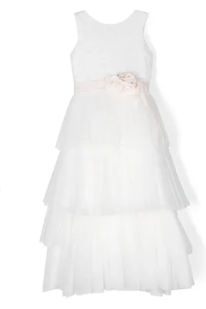 Mimilù Vestido con apliques florales