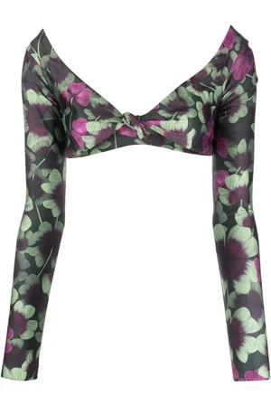 Agua by Agua Bendita Top de bikini Alfonsina Fortuna con estampado floral