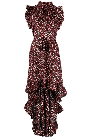 Cynthia Rowley Vestido con estampado gráfico