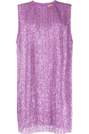 STINE GOYA Top tipo túnica Isha con lentejuelas