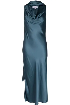 MATÉRIEL by Aleksandre Akhalkatsishvili Vestido midi con detalle de pañuelo