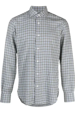 BARBA Camisa de franela a cuadros