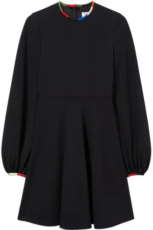 Puccini Vestido corto acampanado con estampado Iride