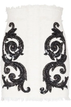 Balmain Minifalda bordada