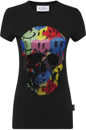 Philipp Plein Camiseta con calavera estampada