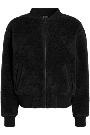 Karl Lagerfeld Chaqueta bomber con logo bordado