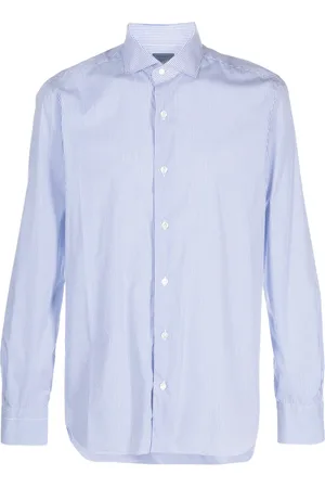 BARBA Camisa a rayas estampadas