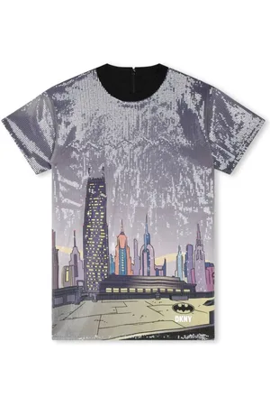 DKNY Vestido con estampado gráfico