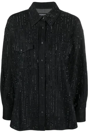 Dondup Camisa de bouclé con lentejuelas