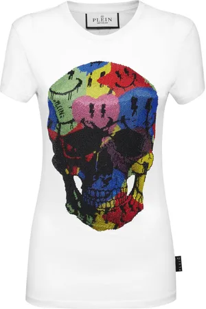Philipp Plein Camiseta con calavera estampada
