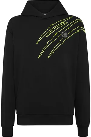 Philipp Plein Sudadera con capucha y logo estampado