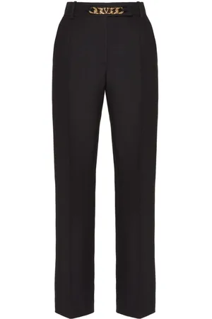 VALENTINO GARAVANI Pantalones Crepe Couture VLogo Chain