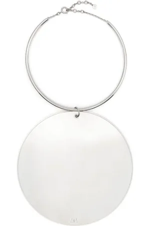 Courrèges Collar con colgante circular