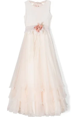 Mimilù Vestido con apliques florales