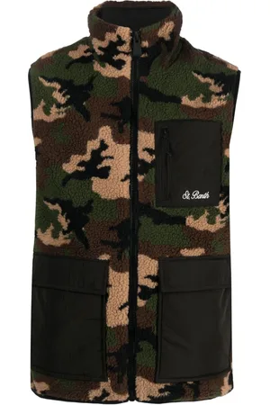 MC2 SAINT BARTH Chaleco con motivo militar