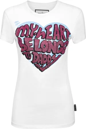 Philipp Plein Camiseta Sexy Pure con cristales