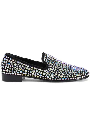 Giuseppe Zanotti Mocasines Marvin Caleido con detalles de cristal