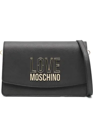 Moschino Bolso de hombro con letras del logo