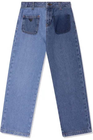 Emporio Armani Vaqueros rectos con placa del logo