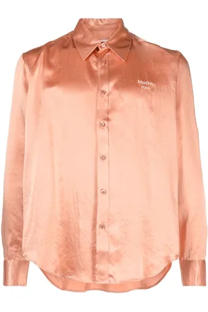 MARTINE ROSE Polo con logo bordado