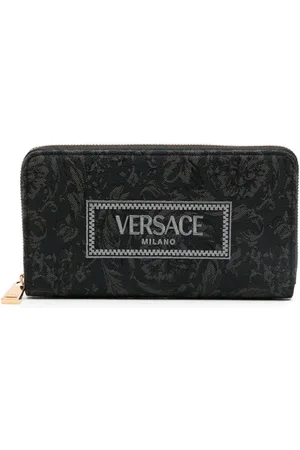 VERSACE Cartera con logo bordado