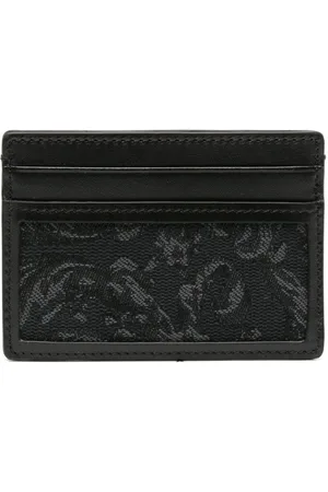 VERSACE Tarjetero Barocco en jacquard