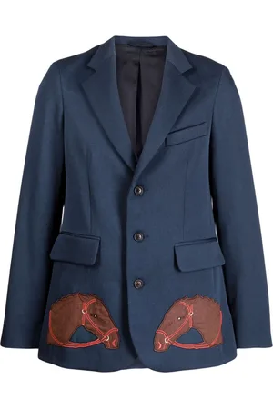 BODE Chaqueta de traje con aplique Pony